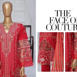 Bin Saeed Embroidered Cotton Suit