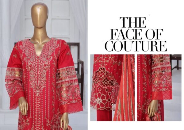 Bin Saeed Embroidered Cotton Suit