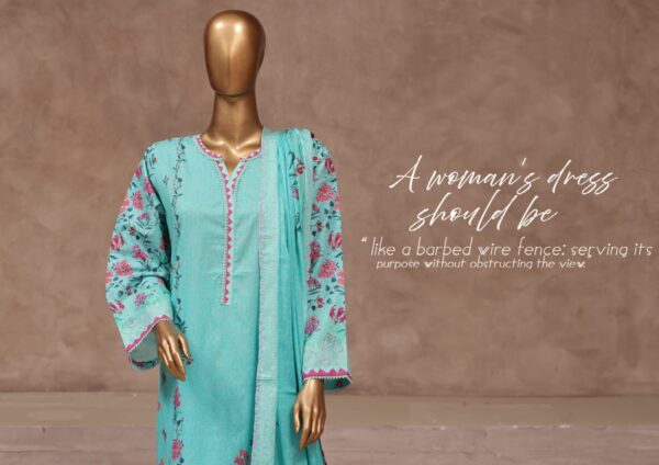 Bin Saeed Printed Cotton Suit